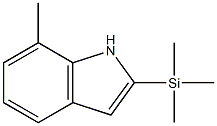 2-Trimethylsilyl-7-methyl-1H-indole Struktur