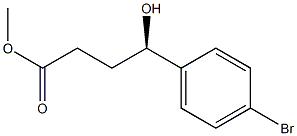 (R)-4-(p-Bromophenyl)-4-hydroxybutyric acid methyl ester Struktur