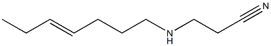 3-(4-Heptenylamino)propionitrile Struktur