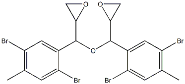 2,5-Dibromo-4-methylphenylglycidyl ether Struktur