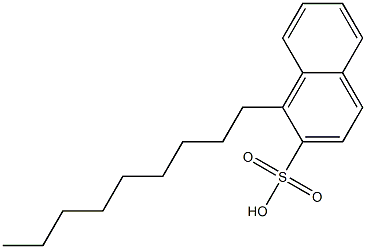 1-Nonyl-2-naphthalenesulfonic acid Struktur