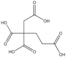 Butane-1,2,2,4-tetracarboxylic acid Struktur