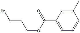 3-Methylbenzenecarboxylic acid 3-bromopropyl ester Struktur