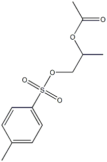 Propane-1,2-diol 2-acetate 1-(4-methylbenzenesulfonate) Struktur