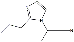 1-(1-Cyanoethyl)-2-propyl-1H-imidazole Struktur