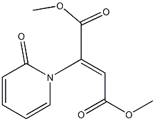 Dimethyl (2-oxo-1,2-dihydro-1-pyridyl)fumarate Struktur