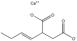 2-(1-Butenyl)succinic acid calcium salt Struktur