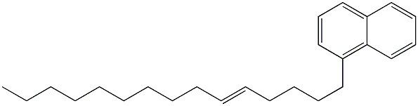 1-(5-Pentadecenyl)naphthalene Struktur