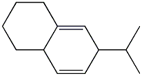 1,2,3,4,6,8a-Hexahydro-6-isopropylnaphthalene Struktur