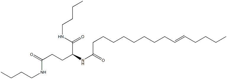 N2-(10-Pentadecenoyl)-N1,N5-dibutylglutaminamide Struktur