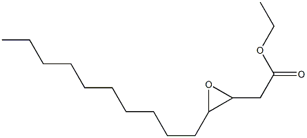 3,4-Epoxytetradecanoic acid ethyl ester Struktur