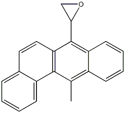 7-(Epoxyethyl)-12-methylbenz[a]anthracene Struktur