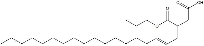 3-(2-Octadecenyl)succinic acid 1-hydrogen 4-propyl ester Struktur