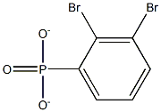 2,3-Dibromophenylphosphonate Struktur