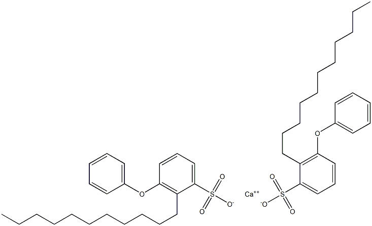 Bis(3-phenoxy-2-undecylbenzenesulfonic acid)calcium salt Struktur