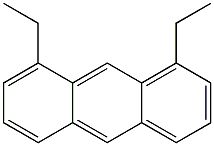 1,8-Diethylanthracene Struktur