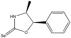 (4S,5R)-4-Methyl-5-phenyloxazolidine-2-selenone Struktur