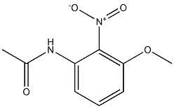 3'-Methoxy-2'-nitroacetanilide Struktur