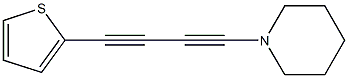 1-Piperidino-4-(2-thienyl)-1,3-butadiyne Struktur