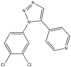 1-(3,4-Dichlorophenyl)-5-(4-pyridyl)-1H-1,2,3-triazole Struktur