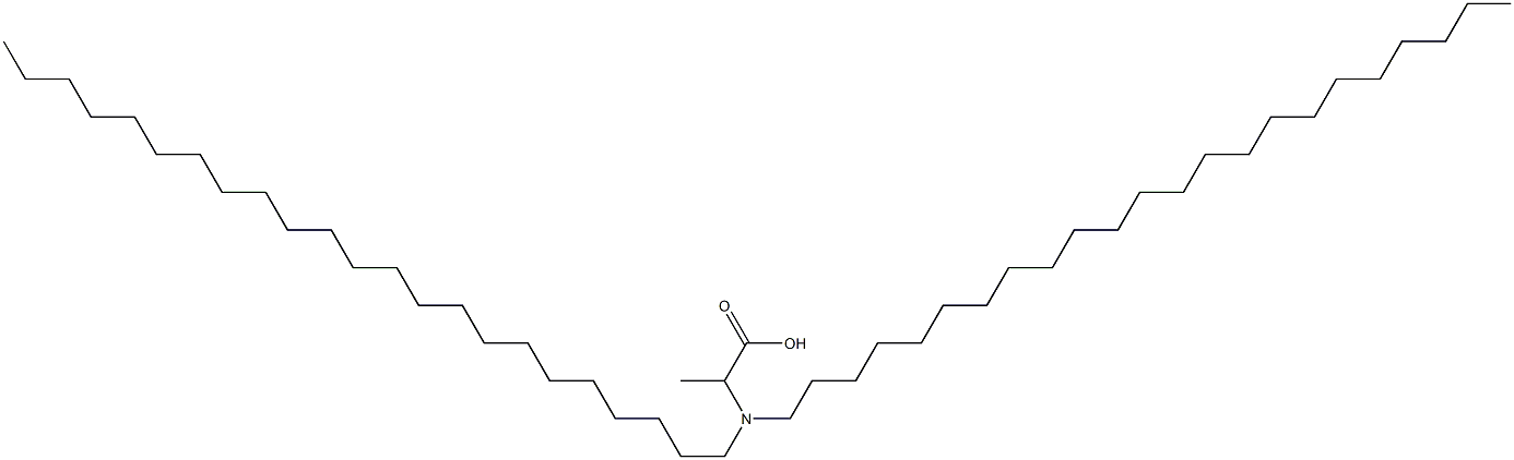 2-(Ditricosylamino)propanoic acid Struktur