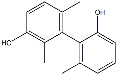 2,6,6'-Trimethyl-1,1'-biphenyl-2',3-diol Struktur