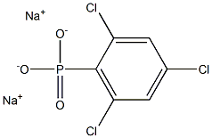 2,4,6-Trichlorophenylphosphonic acid disodium salt Struktur