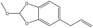 5-(2-Propenyl)-2-methoxy-1,3-benzodioxole Struktur