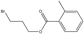 2-Methylbenzenecarboxylic acid 3-bromopropyl ester Struktur