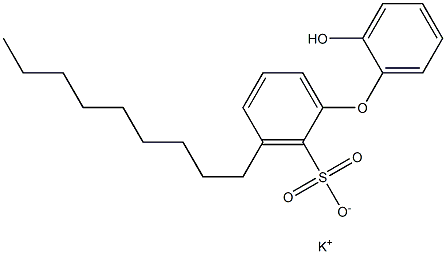 2'-Hydroxy-3-nonyl[oxybisbenzene]-2-sulfonic acid potassium salt Struktur