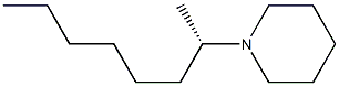 (+)-1-[(S)-1-Methylheptyl]piperidine Struktur