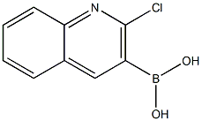 2-Chloro-3-boronoquinoline Struktur