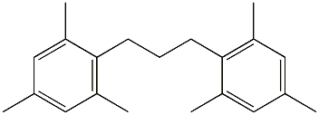 2,2'-(1,3-Propanediyl)bis(1,3,5-trimethylbenzene) Struktur