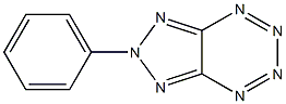 2-Phenyl-2H-1,2,3-triazolo[4,5-e][1,2,3,4]tetrazine Struktur