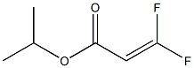 3,3-Difluoroacrylic acid isopropyl ester Struktur