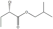 [S,(-)]-2-Chlorobutyric acid isobutyl ester Struktur