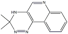 3,3-Dimethyl-3,4-dihydro-1,2,4-triazino[5,6-c]quinoline Struktur