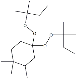 3,4,4-Trimethyl-1,1-bis(tert-pentylperoxy)cyclohexane Struktur