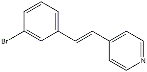 4-(3-Bromostyryl)pyridine Struktur