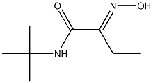 N-tert-Butyl-2-(hydroxyimino)butanamide Struktur