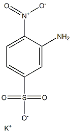 3-Amino-4-nitrobenzenesulfonic acid potassium salt Struktur