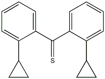 Cyclopropylphenyl thioketone Struktur