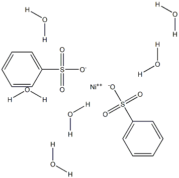 Nickel bisbenzenesulfonate hexahydrate Struktur