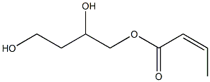 (Z)-2-Butenoic acid 2,4-dihydroxybutyl ester Struktur