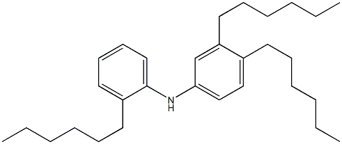 2,3',4'-Trihexyl[iminobisbenzene] Struktur