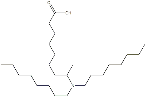 8-(Dioctylamino)nonanoic acid Struktur