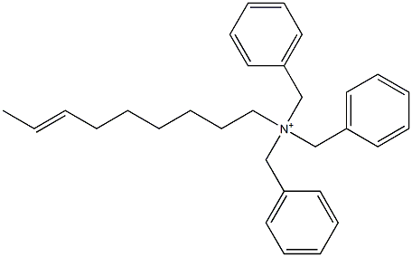 (7-Nonenyl)tribenzylaminium Struktur