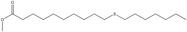 11-Thiaoctadecanoic acid methyl ester Struktur