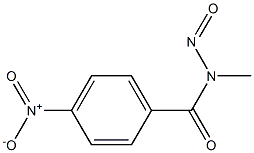 N-Nitroso-N-methyl-4-nitrobenzamide Struktur