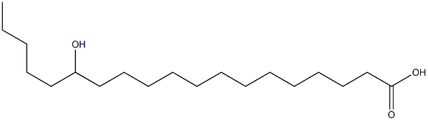 14-Hydroxynonadecanoic acid Struktur